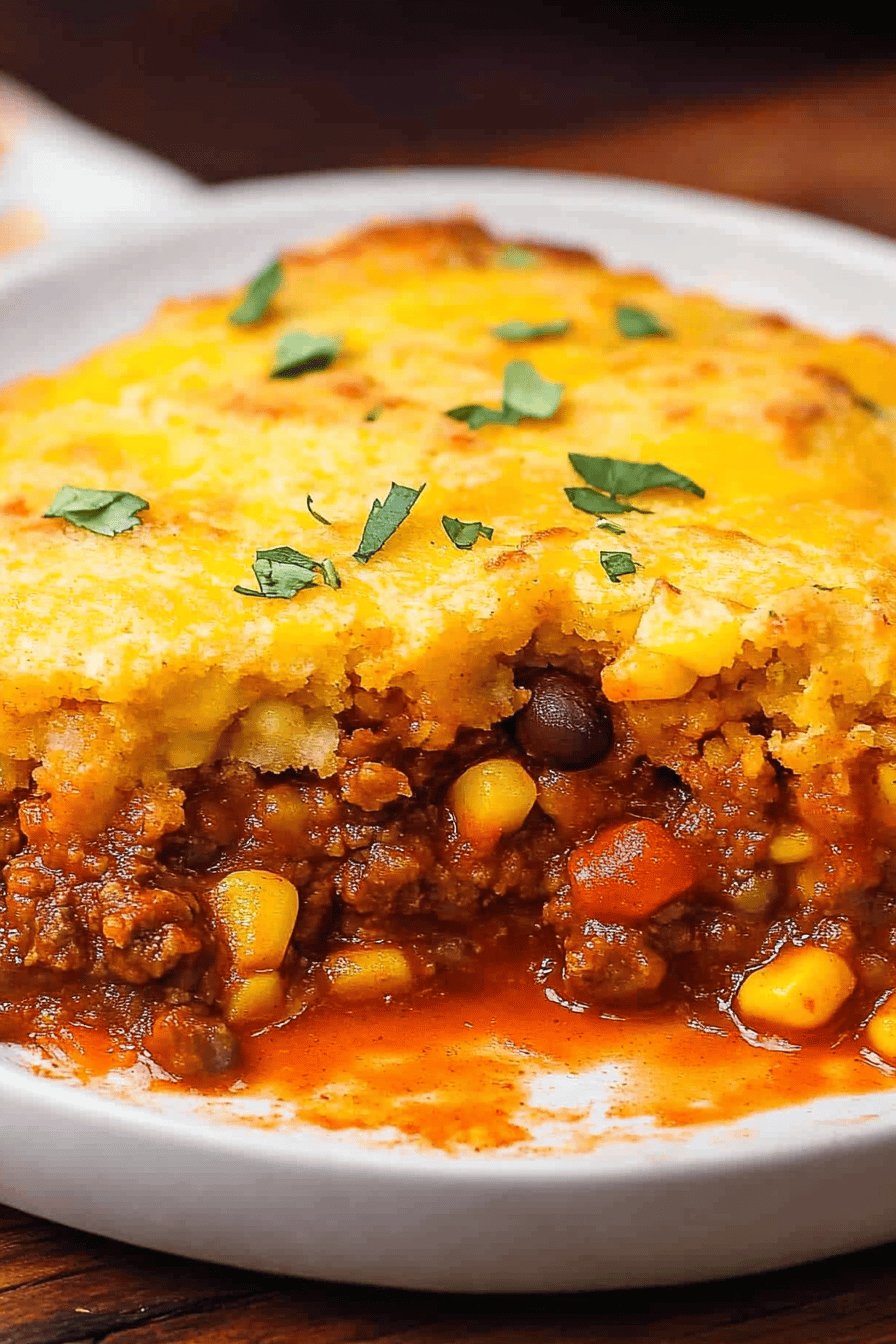 Chili Cornbread Casserole ingredients