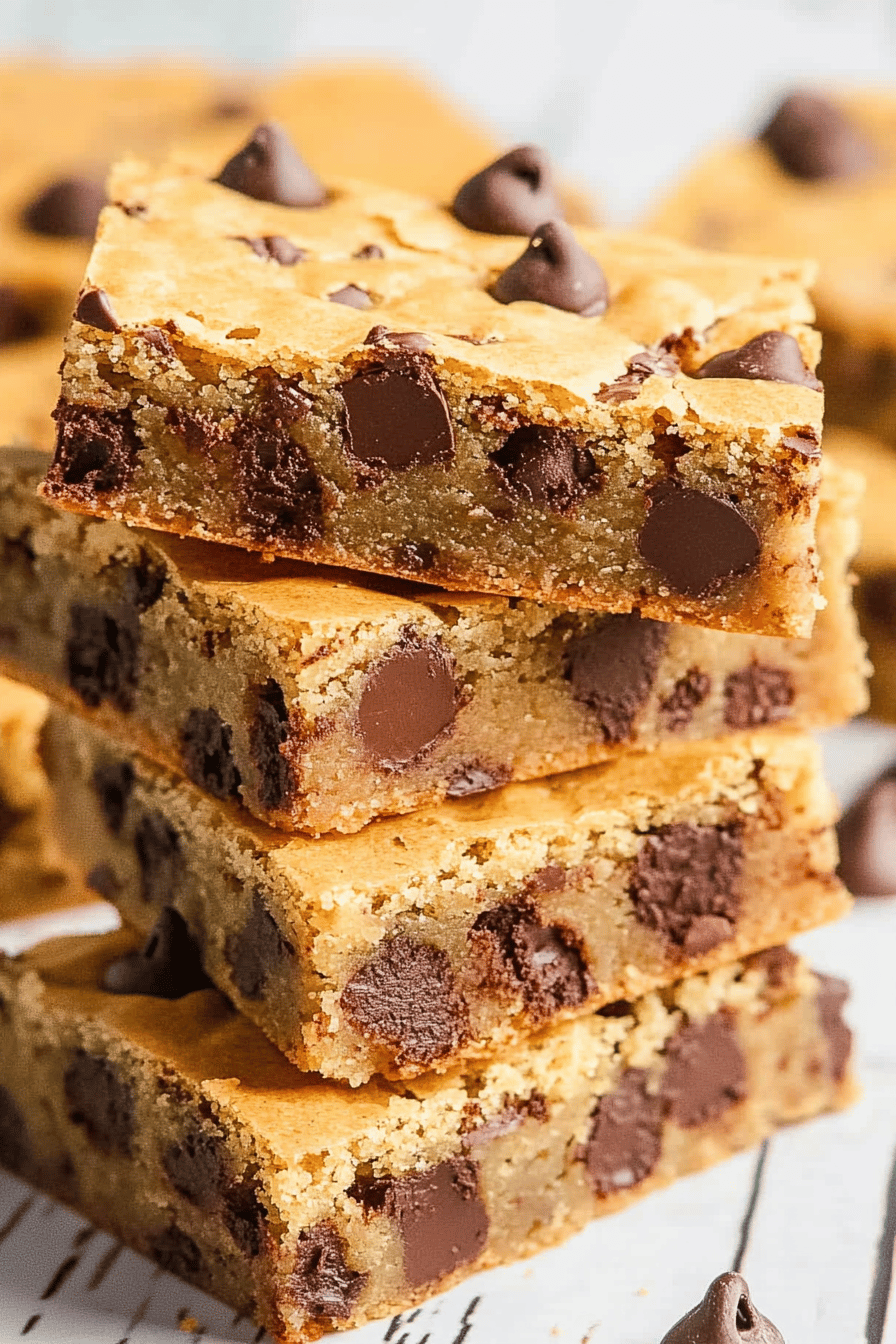 Chocolate Chip Brownies Final Dish Presentation