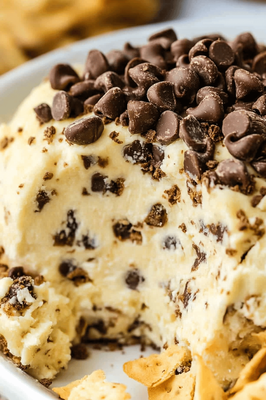 Chocolate Chip Cheese Ball ingredients