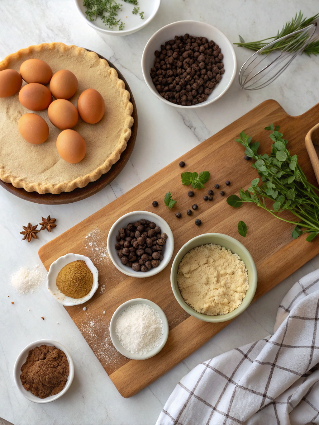 Chocolate Chip Cookie Dough Pie ingredients