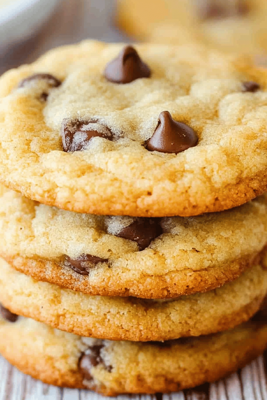 Chocolate Chip Cookies with Crisco ingredients
