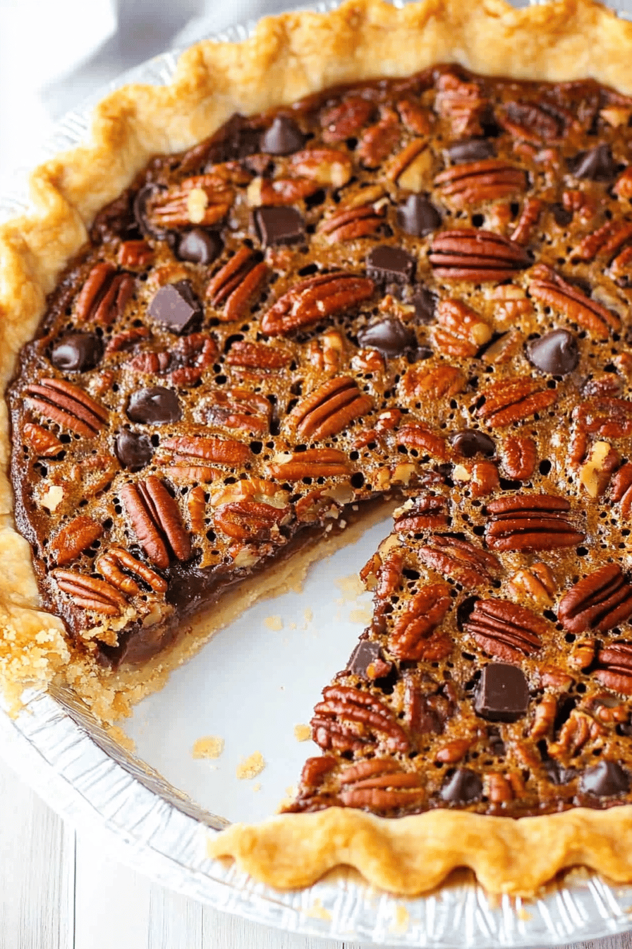Chocolate Chip Pecan Pie ingredients