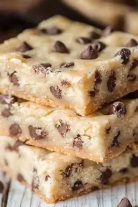 Chocolate Chip Shortbread Cookie Bars