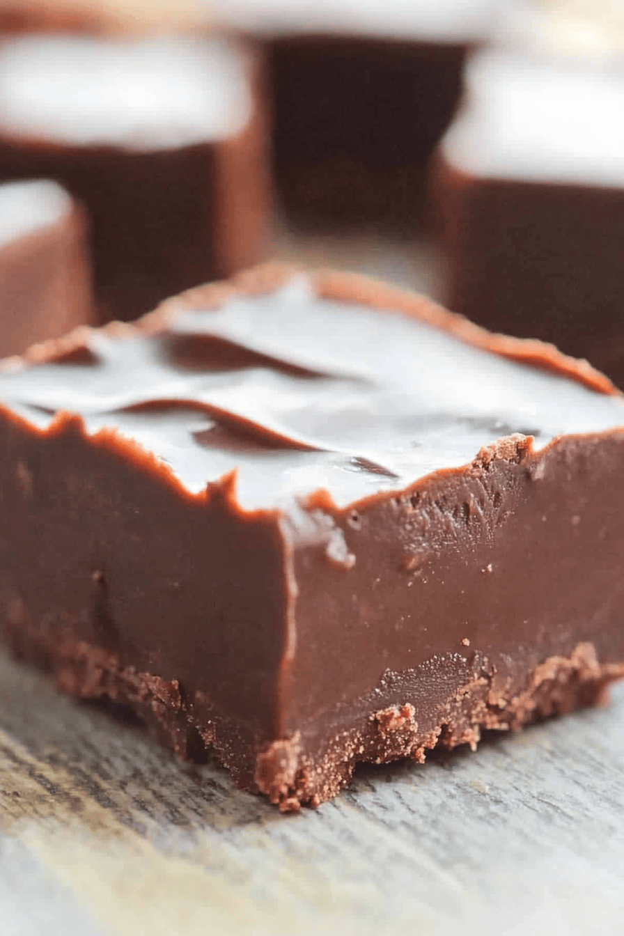 Chocolate Fudge Recipe ingredients