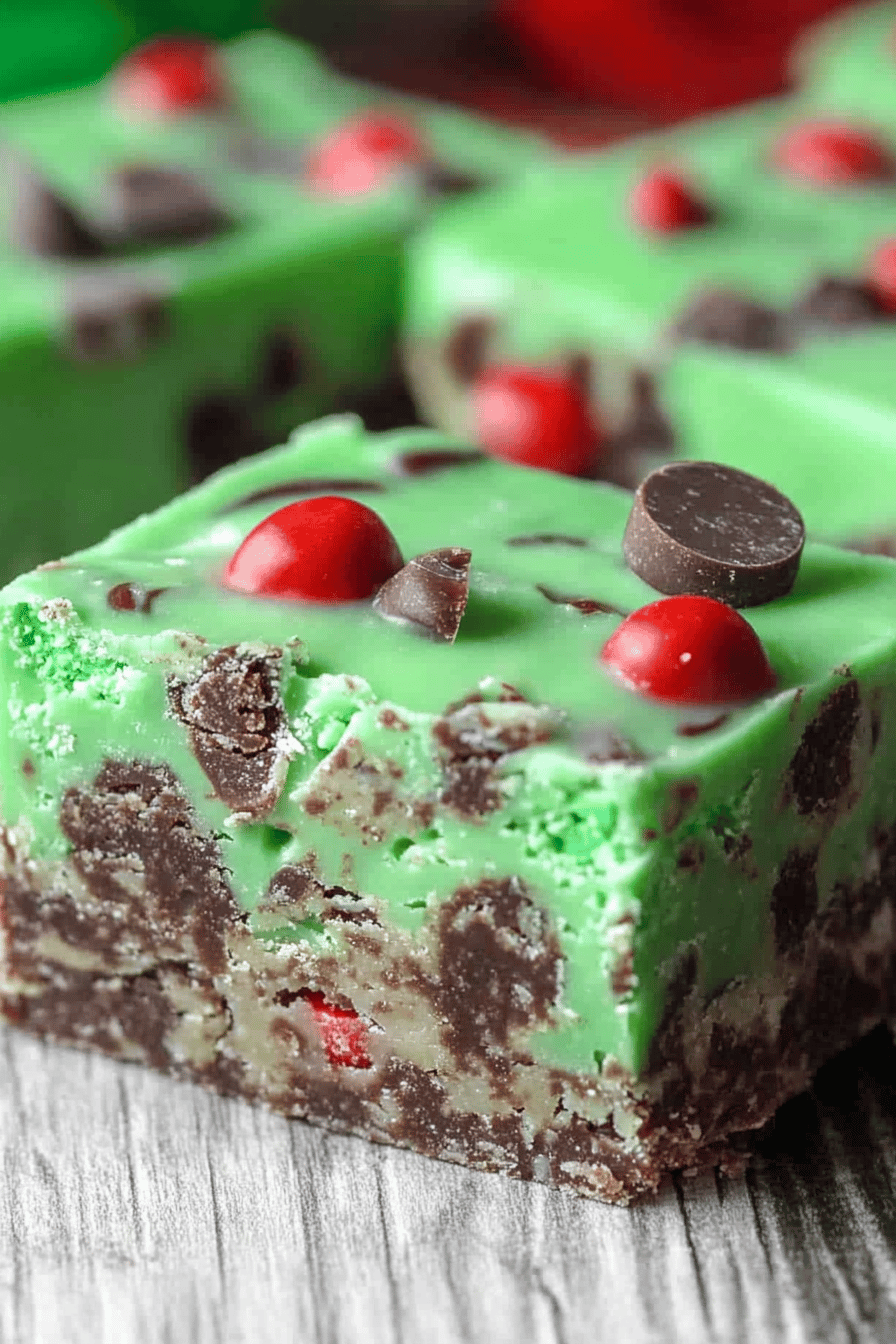 Christmas Fudge Recipe Final Dish Presentation
