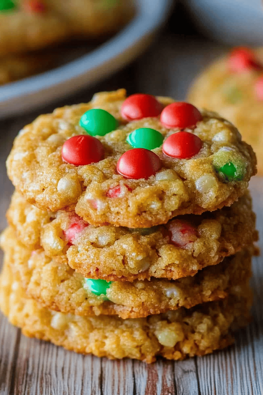 Christmas Monster Cookies ingredients
