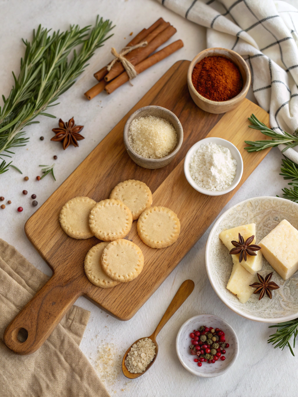 Christmas Shortbread Cookies ingredients