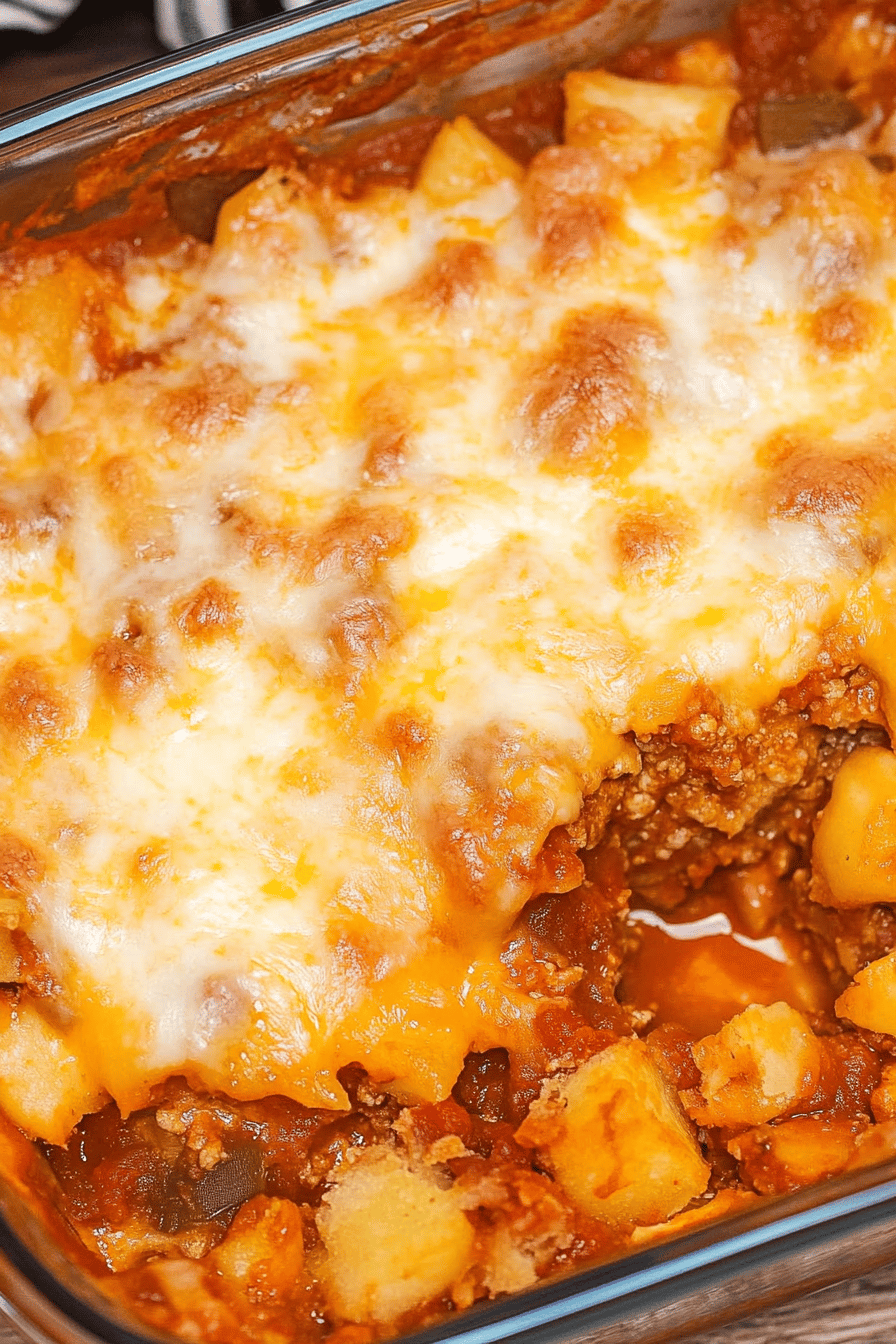 Cowboy Casserole Delight ingredients