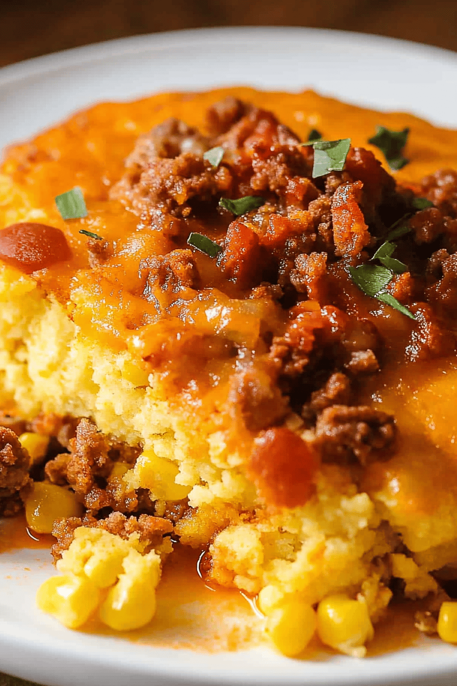 Cowboy Cornbread Casserole ingredients