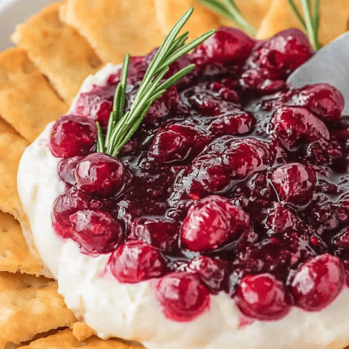 Cranberry Jalapeno Cream Cheese Dip