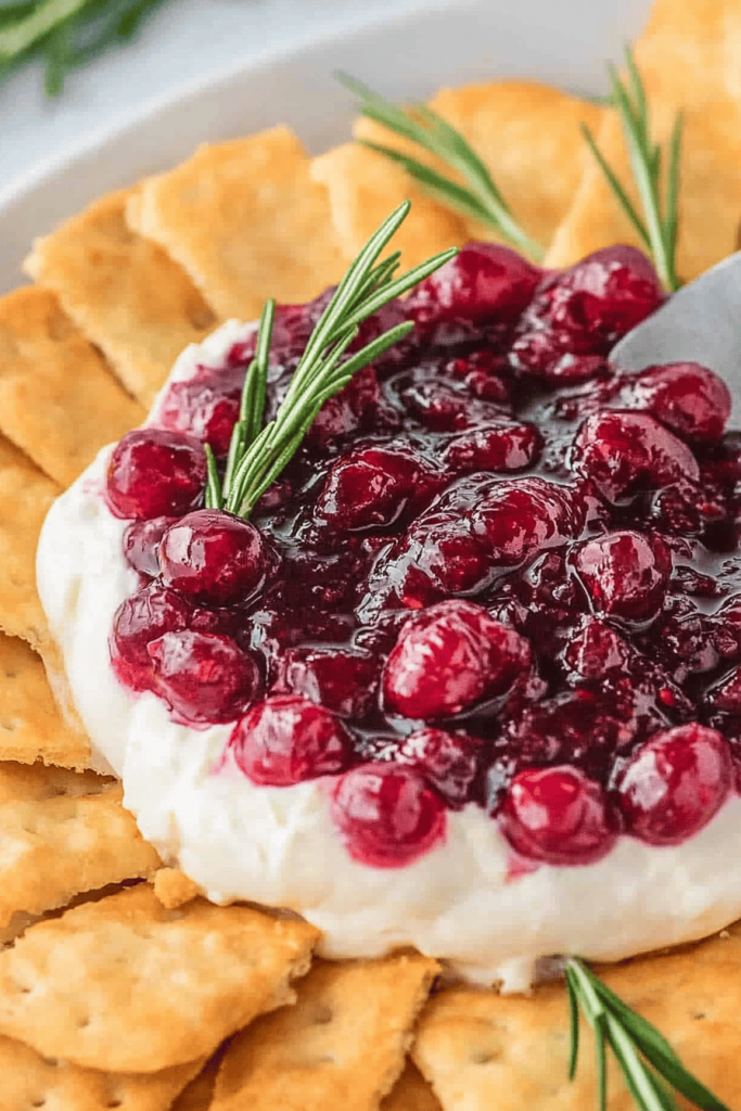 Cranberry Jalapeno Cream Cheese Dip
