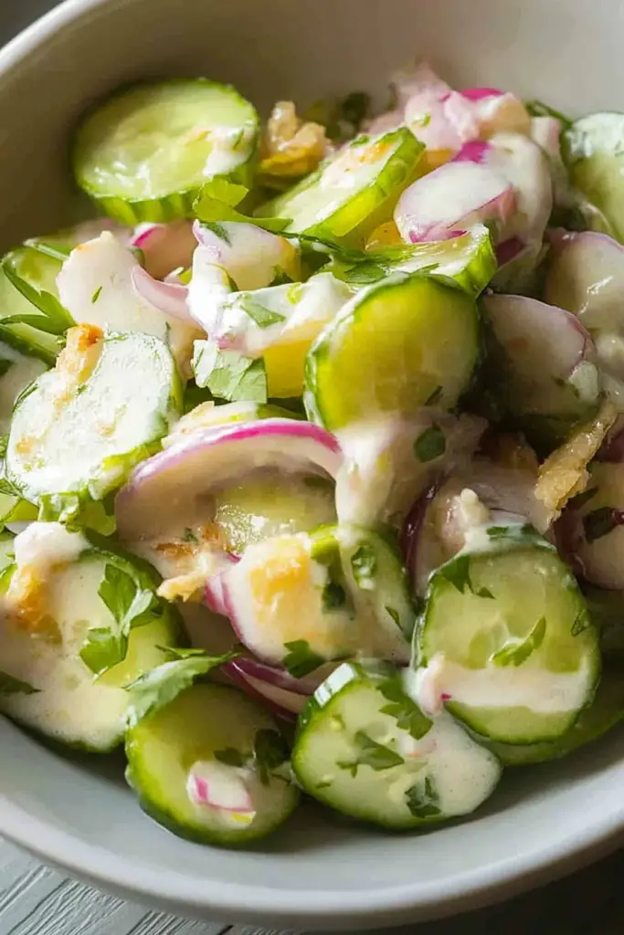 Creamy Cucumber Salad
