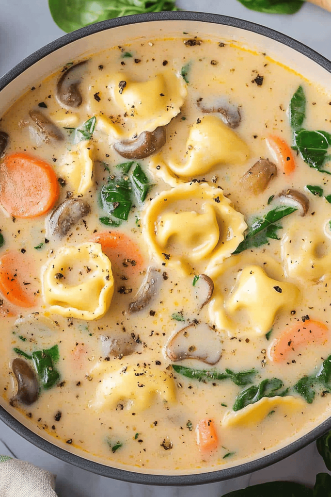Creamy Tortellini Soup Recipe