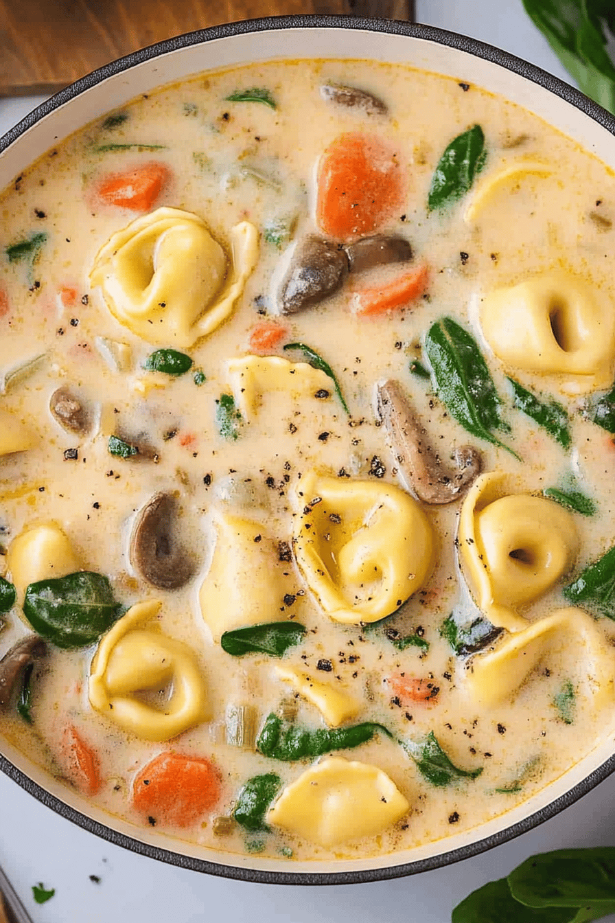 Creamy Tortellini Soup Recipe ingredients