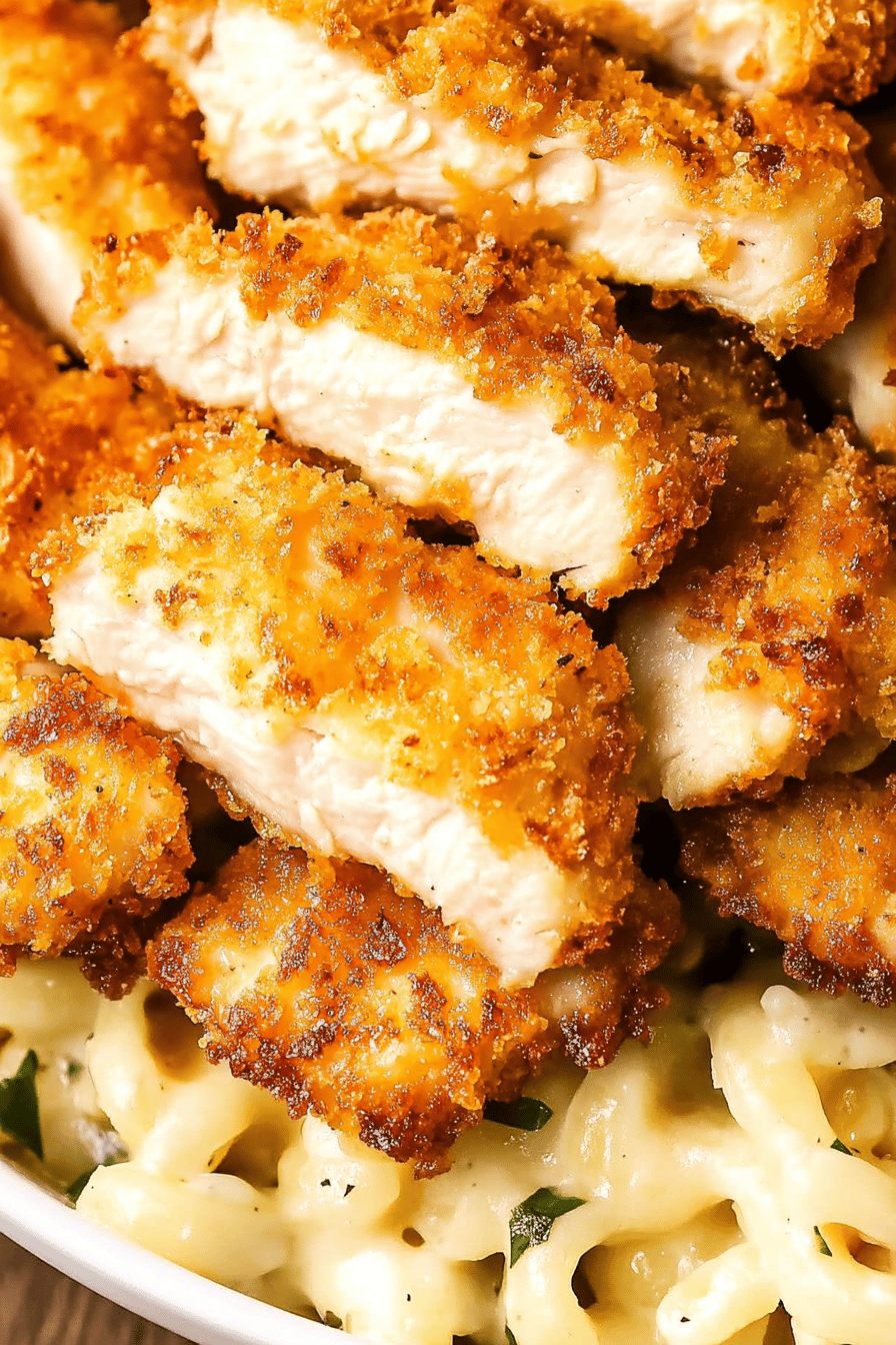 Crispy Chicken Fritta Recipe Final Dish Presentation