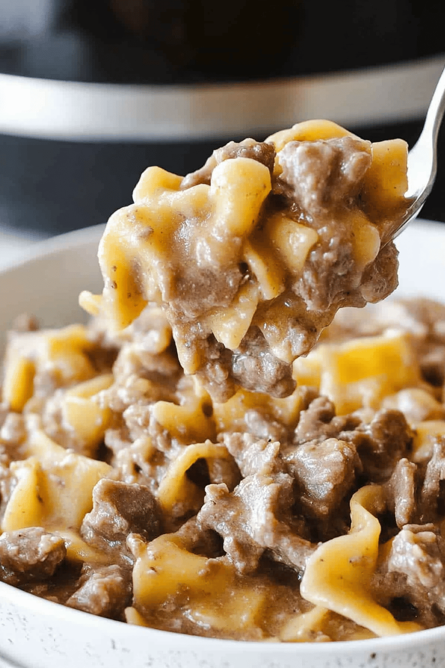 Crock-Pot Beef and Noodles ingredients