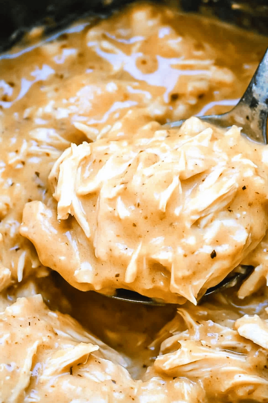 Crock Pot Chicken and Gravy ingredients