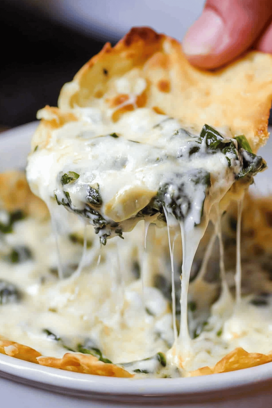 Crock-Pot Spinach Artichoke Dip ingredients