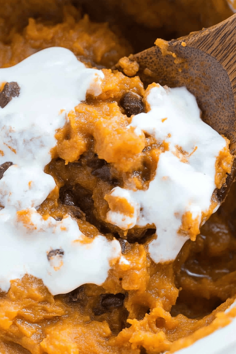 Crock-Pot Sweet Potato Casserole ingredients