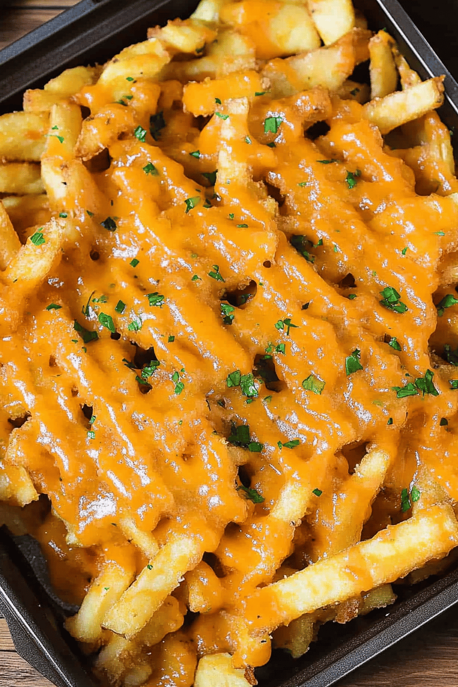 Disco Fries Recipe Final Dish Presentation