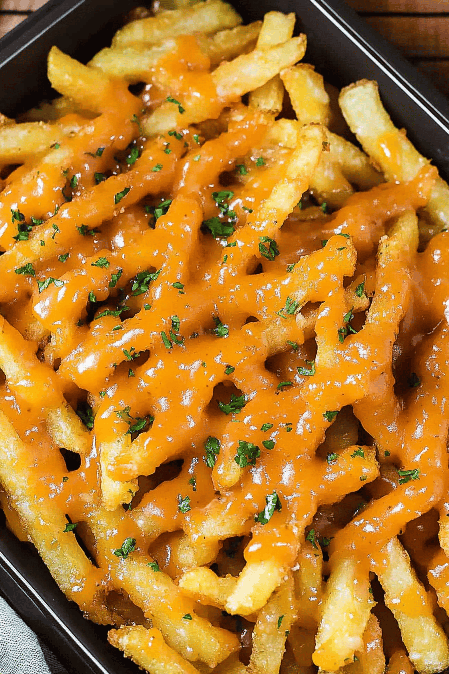 Disco Fries Recipe Final Dish Presentation