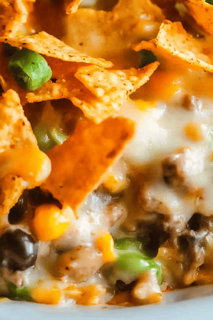 Doritos Casserole Recipe Final Dish Presentation