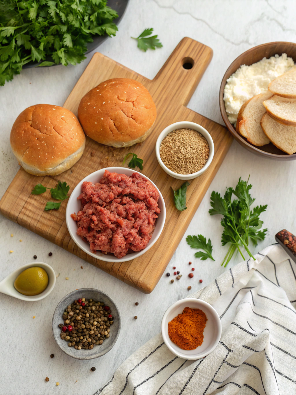 Easy Homemade Sloppy Joes ingredients
