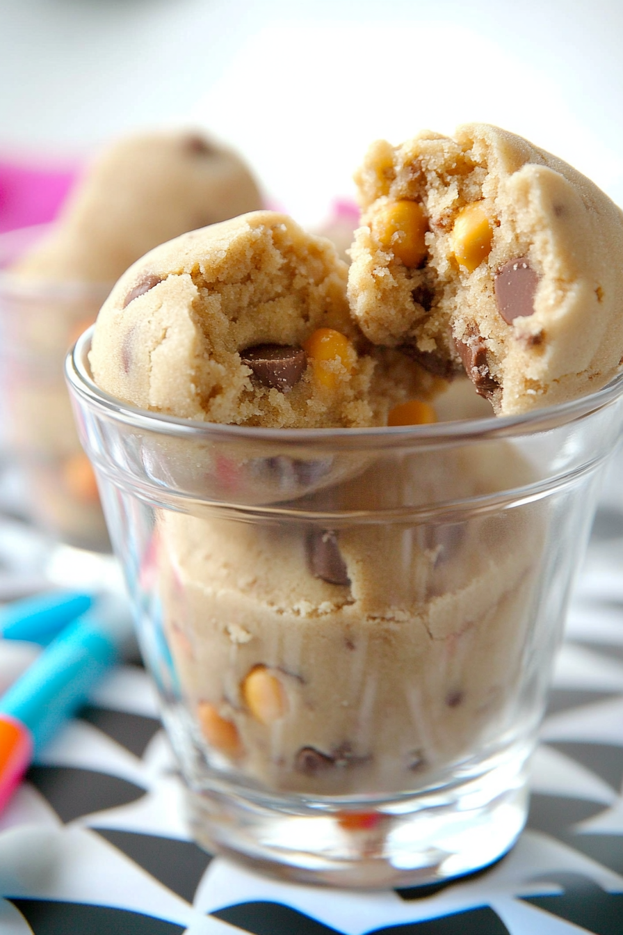 Edible Cookie Dough Peanut Butter Cups Final Dish Presentation
