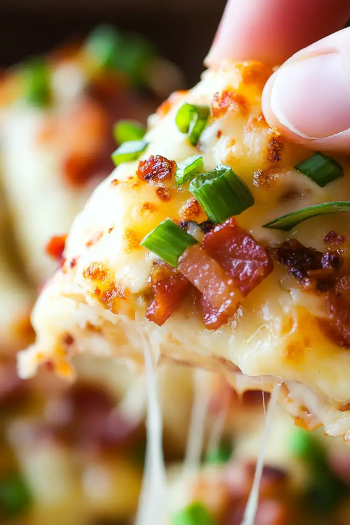 Everything Bagel Cheesy Bacon Pull-Apart