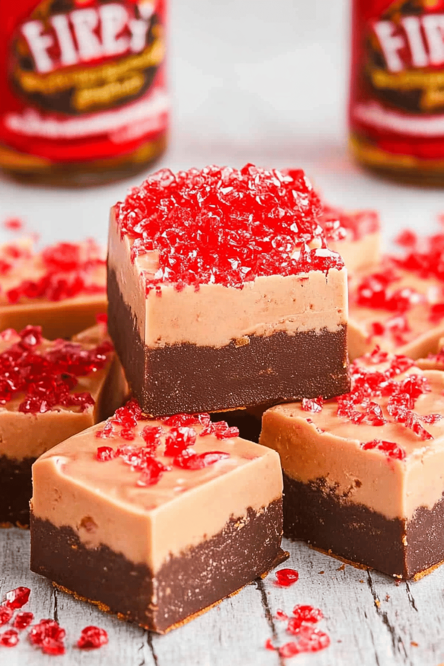 Fireball Fudge Recipe ingredients