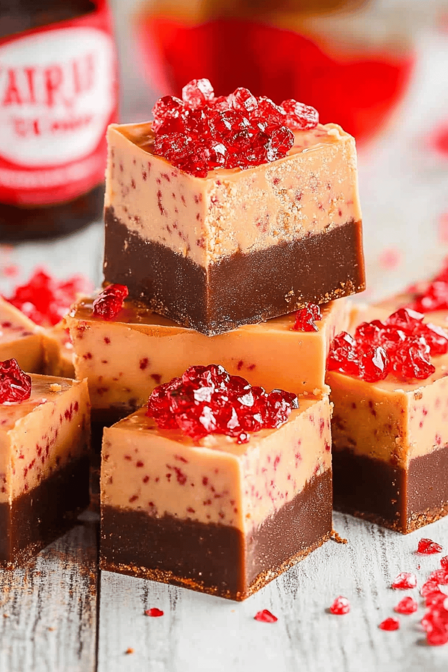 Fireball Fudge Recipe Final Dish Presentation