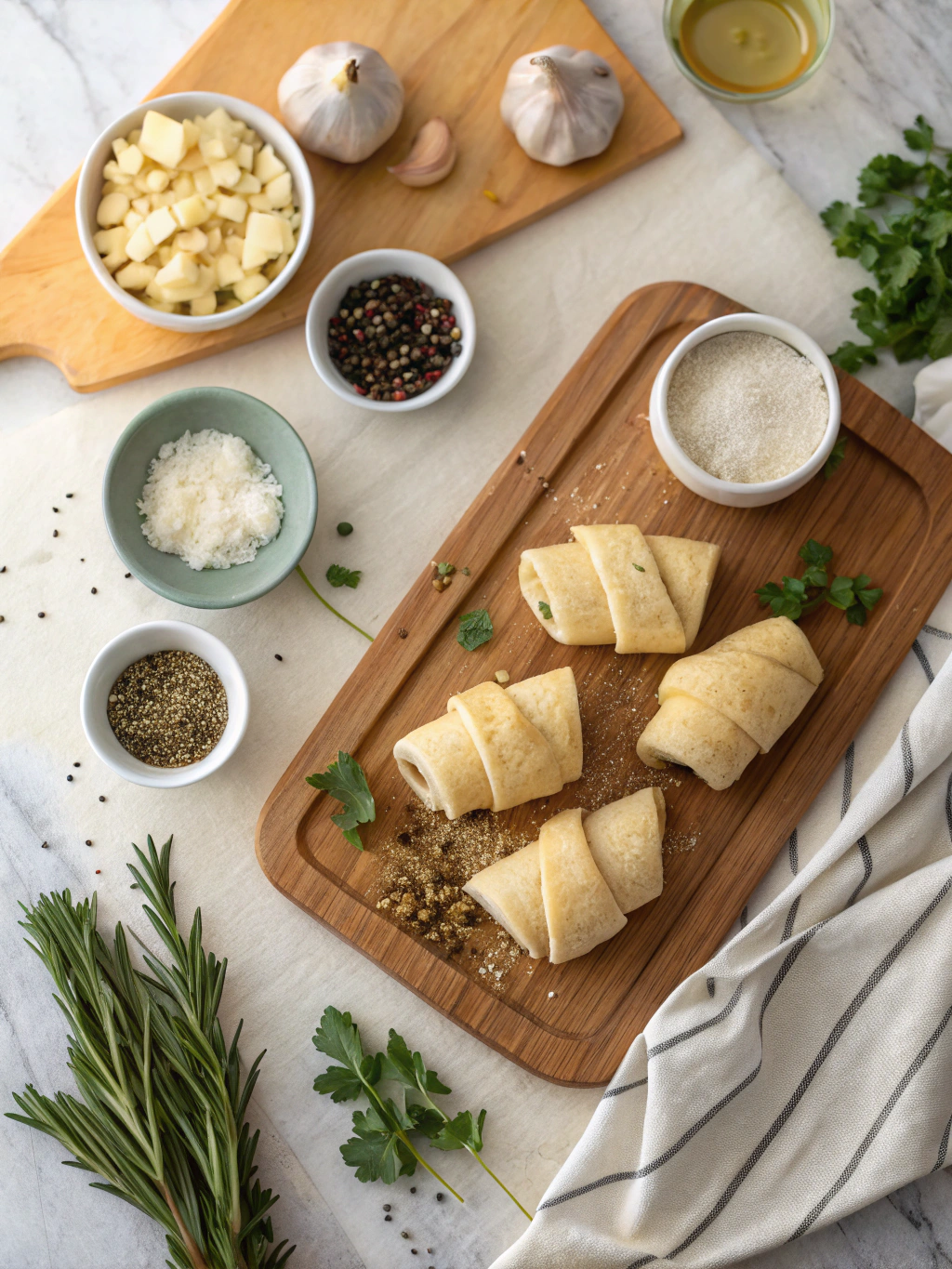 Garlic Parmesan Crescent Rolls ingredients