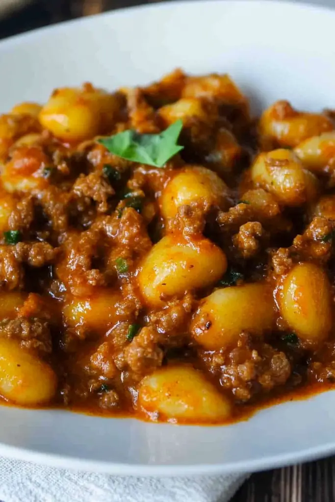 Gnocchi Ground Beef Recipe