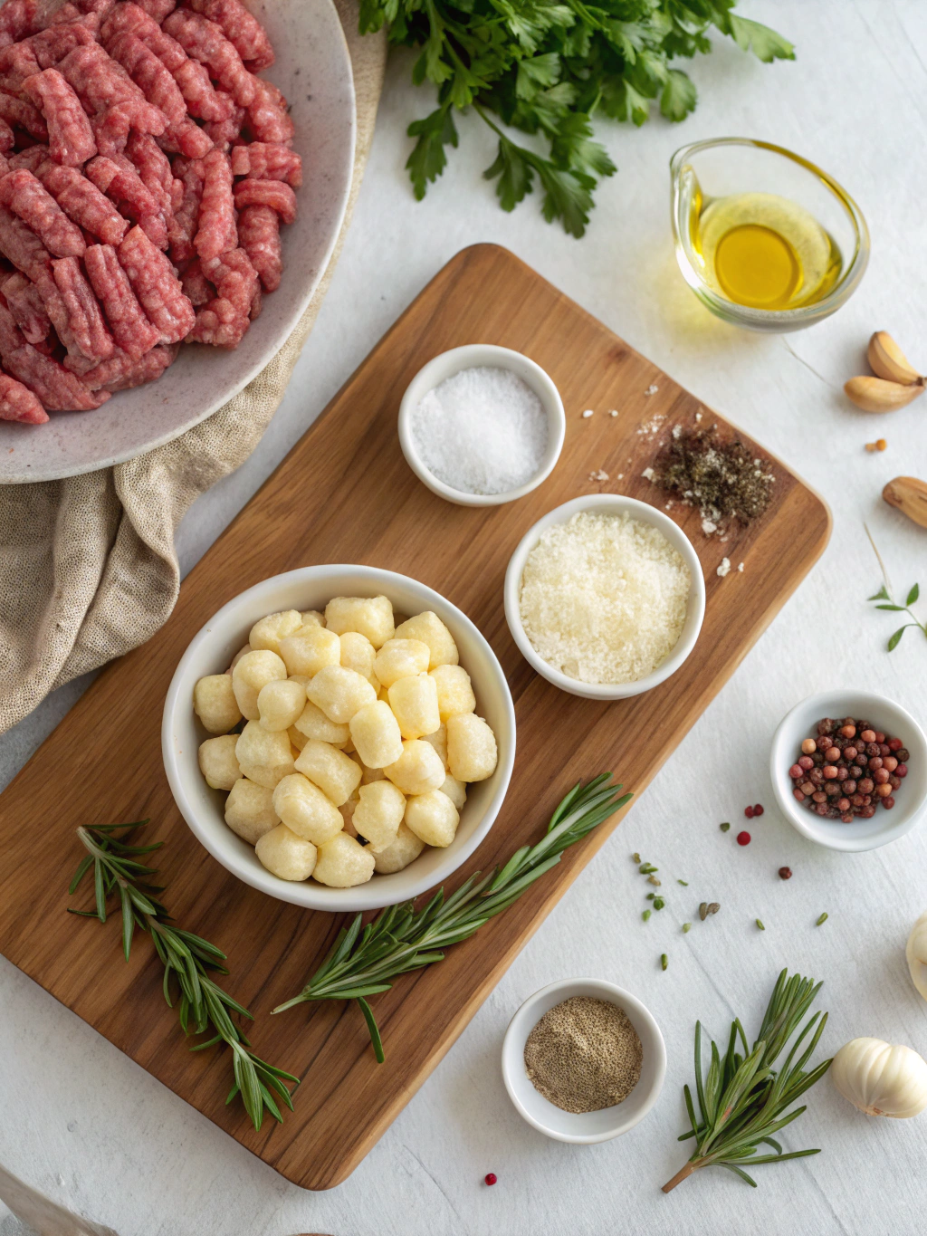 Gnocchi Ground Beef Recipe ingredients