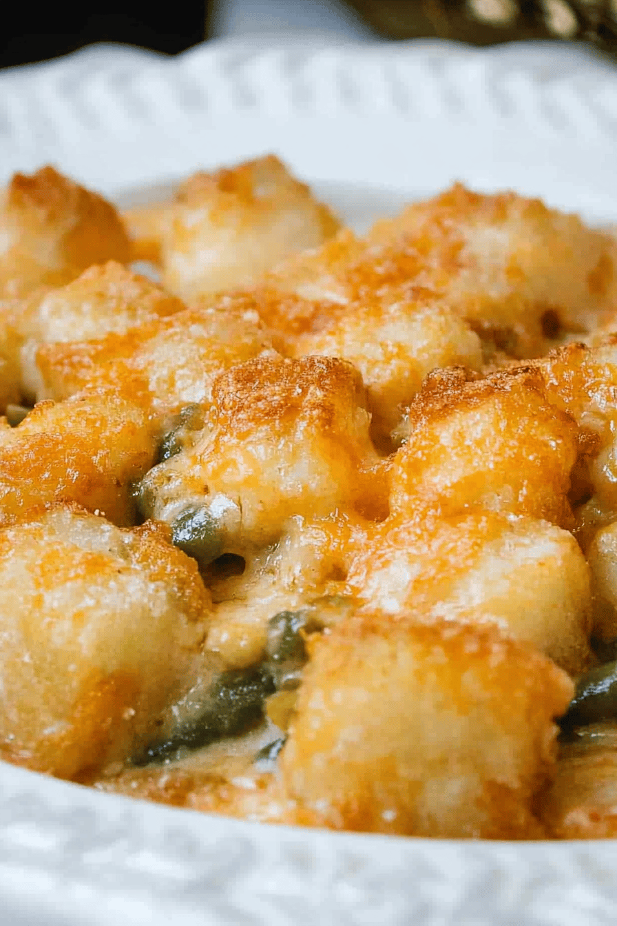 Green Bean Casserole Tater Tots ingredients