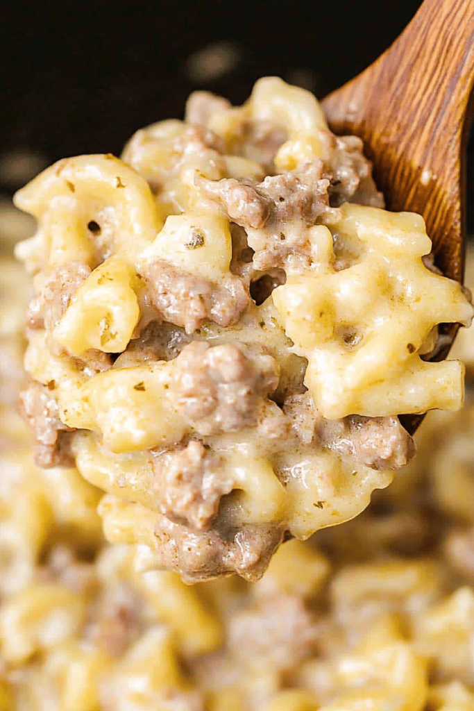 Ground Beef Alfredo