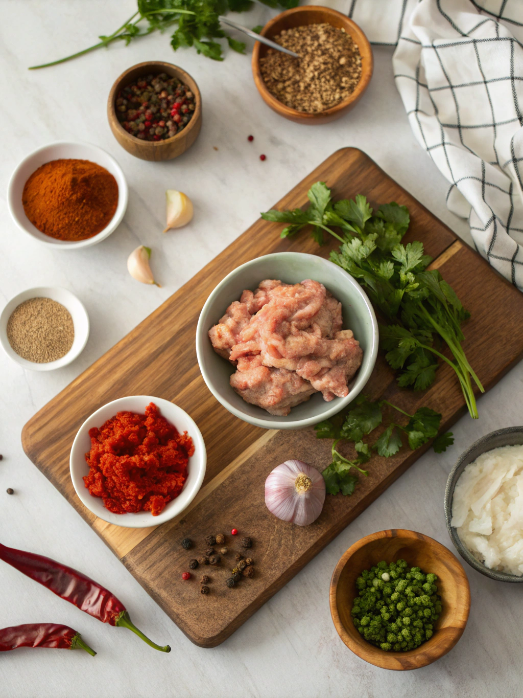 Ground Chicken Chili ingredients