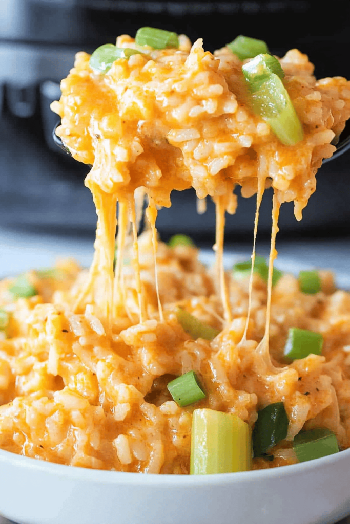 Instant Pot Buffalo Chicken Rice