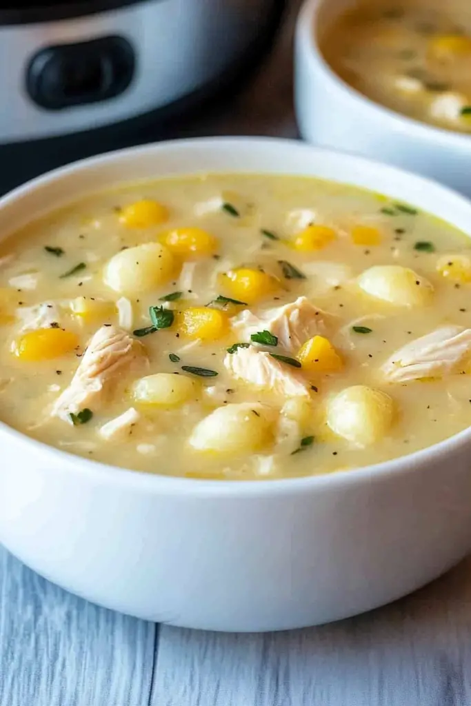 Instant Pot Chicken Gnocchi Soup