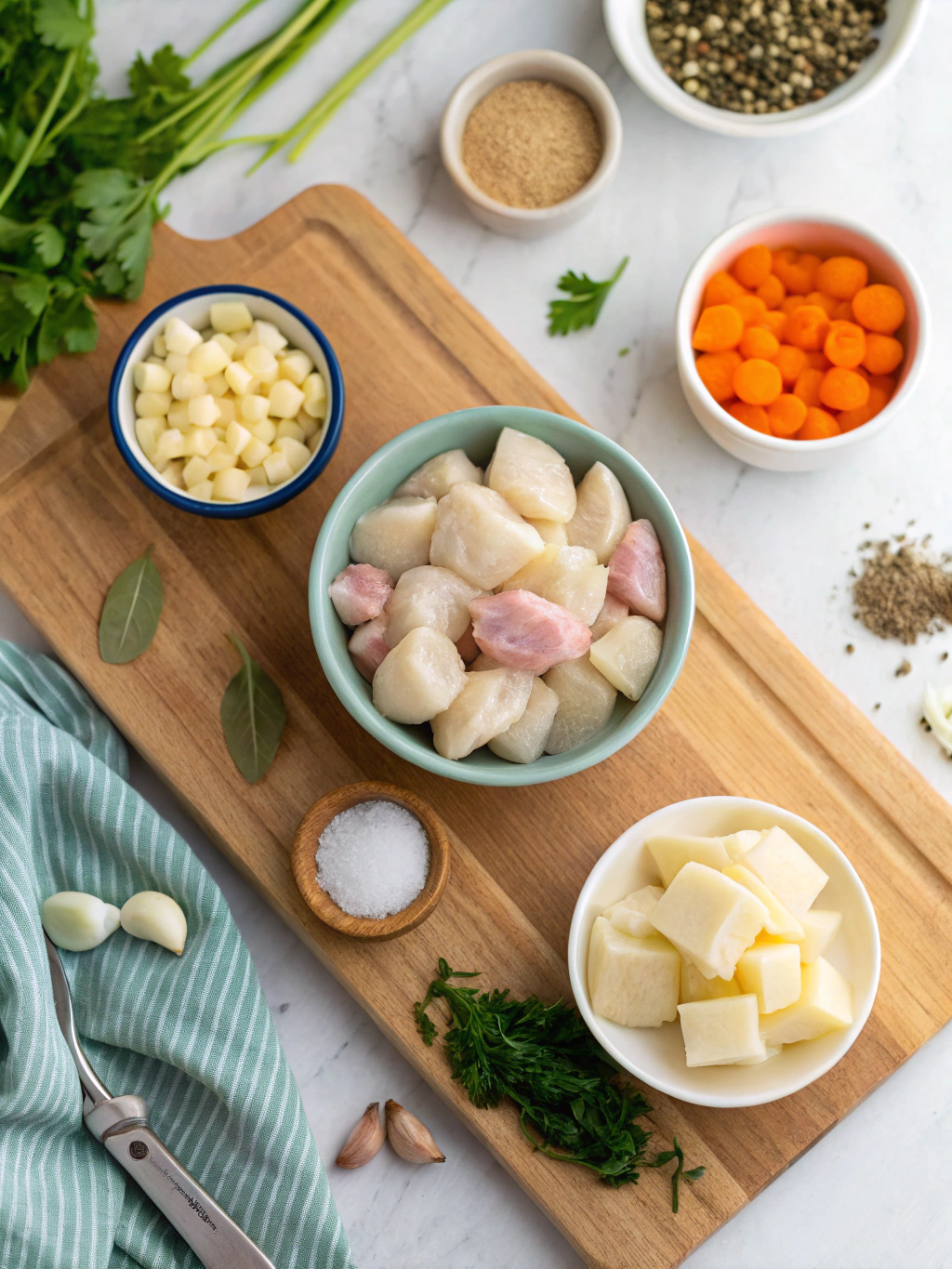 Instant Pot Chicken Gnocchi Soup ingredients