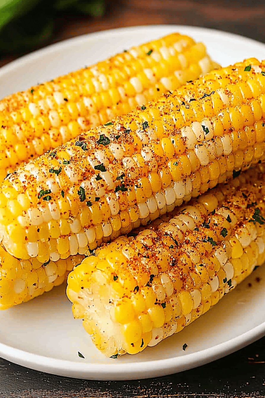 Instant Pot Corn on the Cob Final Dish Presentation