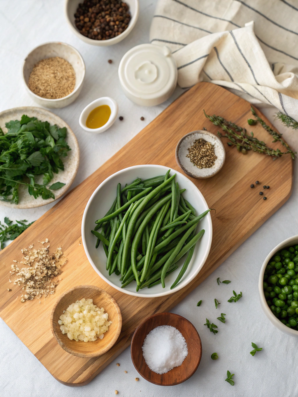 Instant Pot Green Bean Casserole ingredients