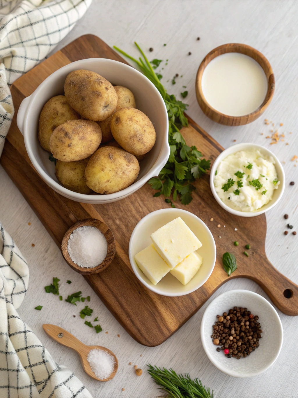 Instant Pot Mashed Potatoes ingredients