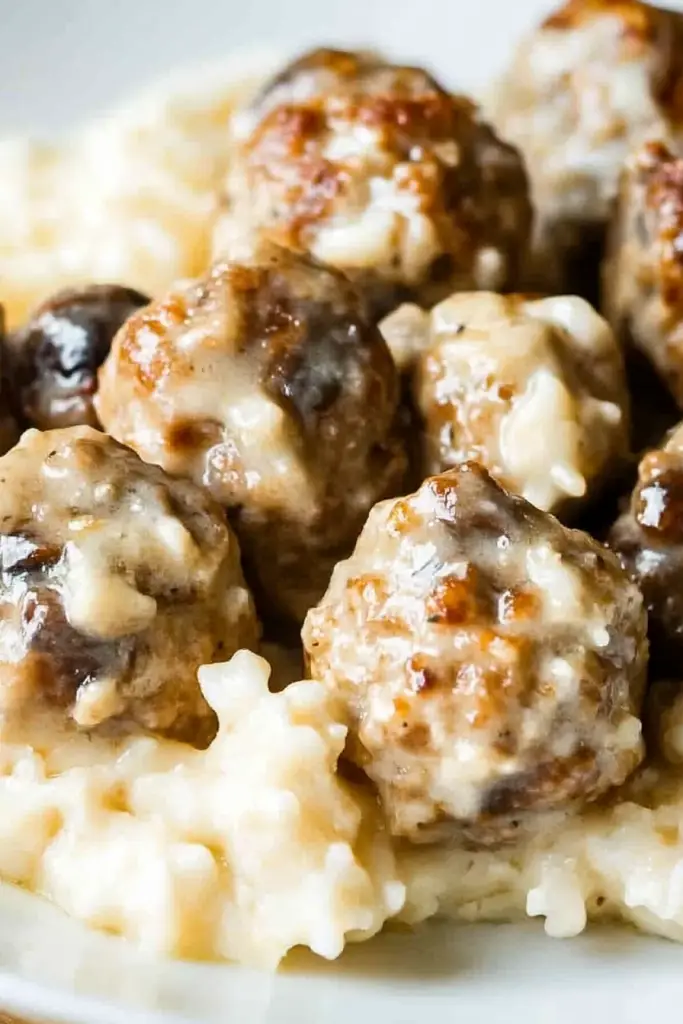 Instant Pot Mushroom Meatballs