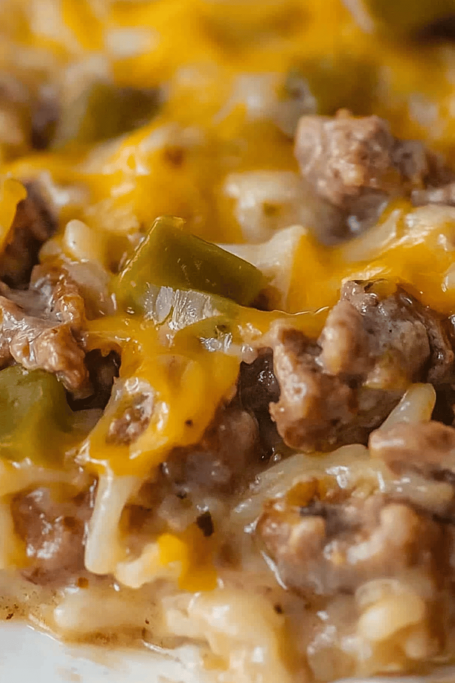 Instant Pot Philly Cheese Steak Final Dish Presentation