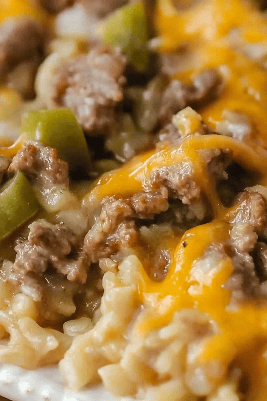 Instant Pot Philly Cheese Steak ingredients