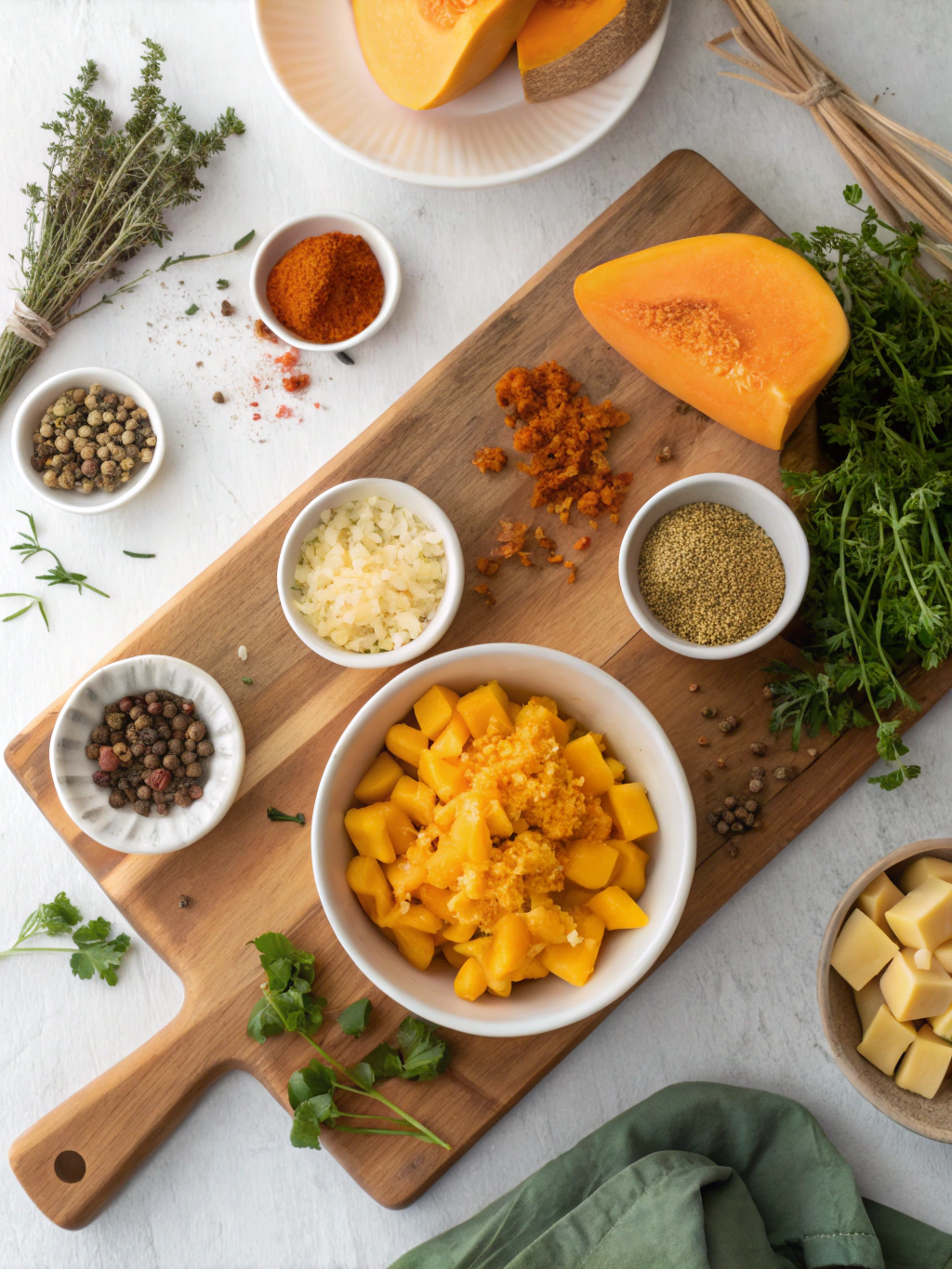 Instant Pot Pumpkin Mac and Cheese ingredients