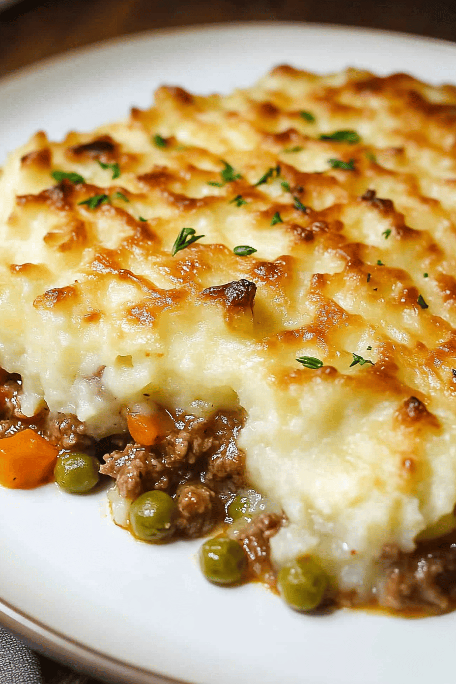 Instant Pot Shepherd's Pie Final Dish Presentation