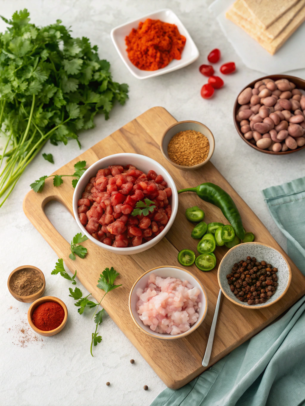 Instant Pot Turkey Chili ingredients