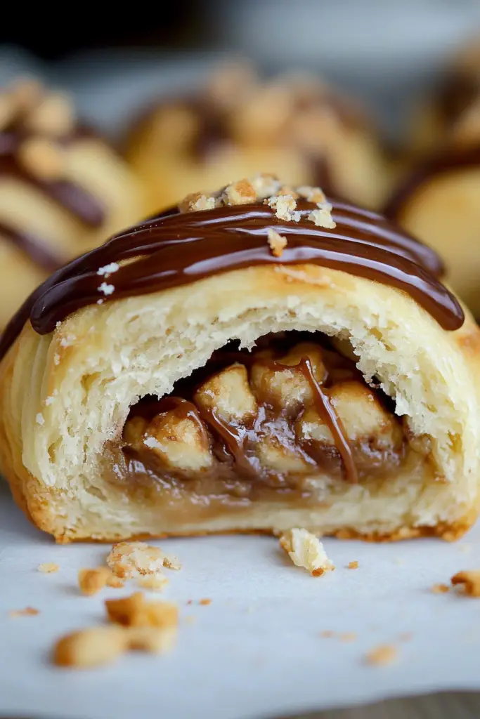 Mars Bar Crescent Rolls